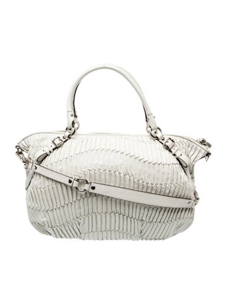 Coach Leather Top Handle Bag