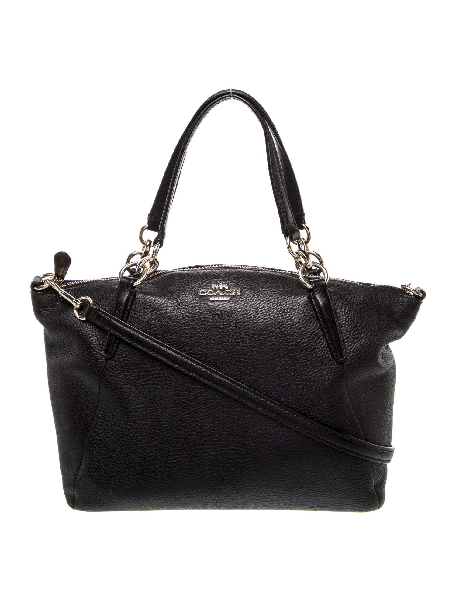 Coach Leather Top Handle Bag