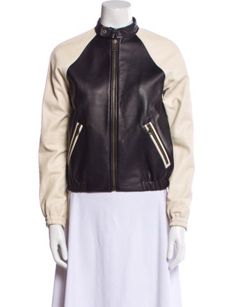 Coach Leather Biker Jacket