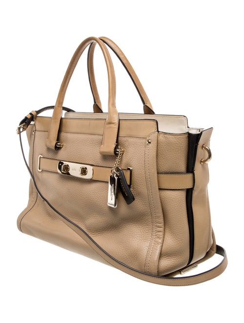 Coach Leather Top Handle Bag