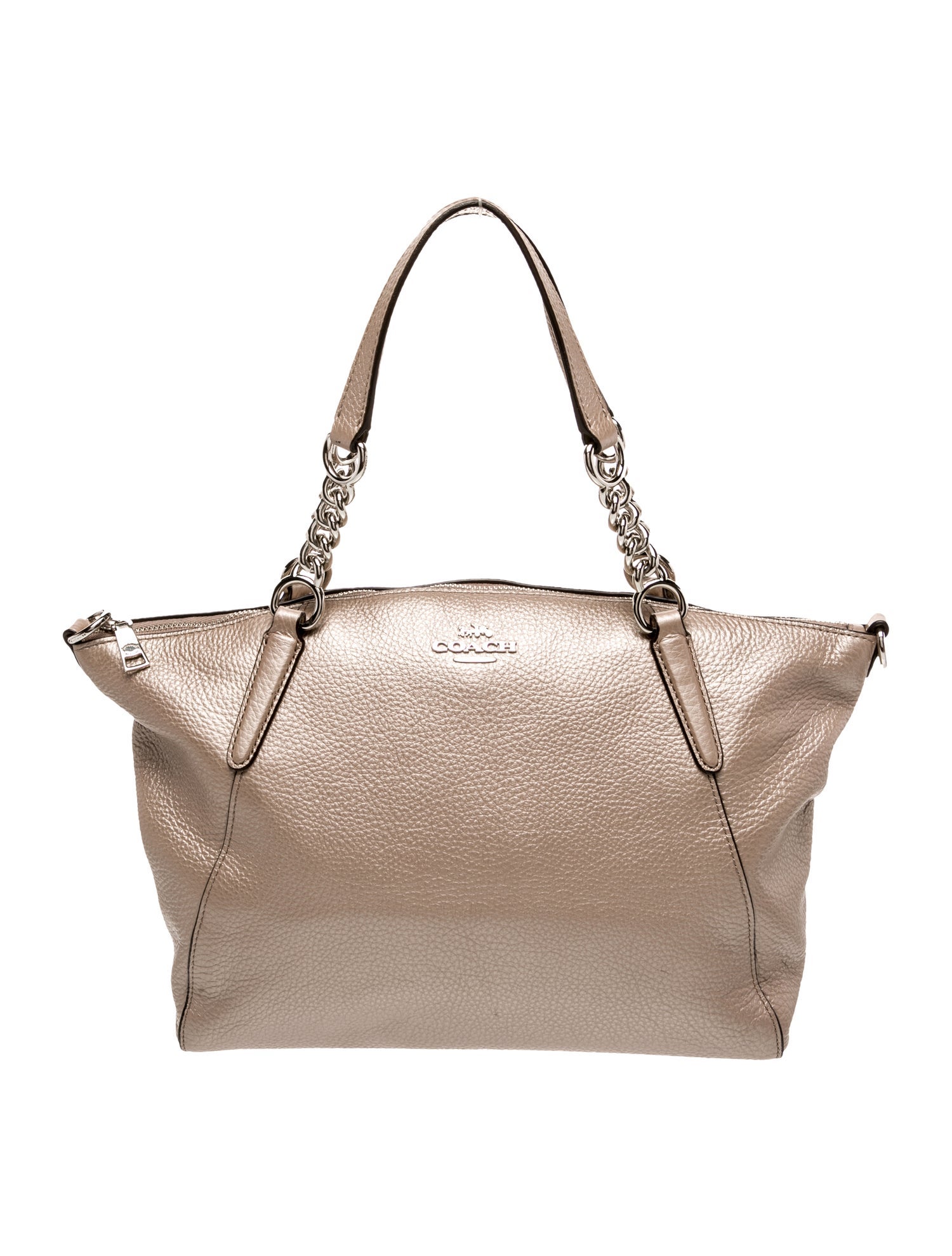 Coach Leather Top Handle Bag