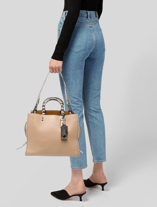 Coach Leather Top Handle Bag