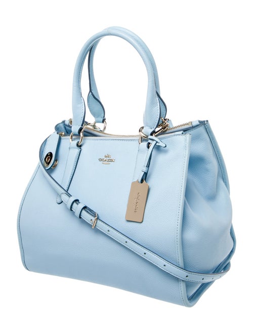 Coach Leather Top Handle Bag