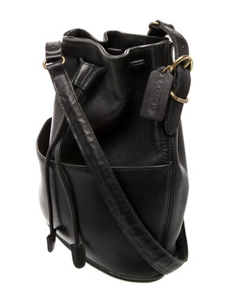 Coach Leather Bucket Bag