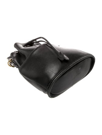 Coach Leather Bucket Bag