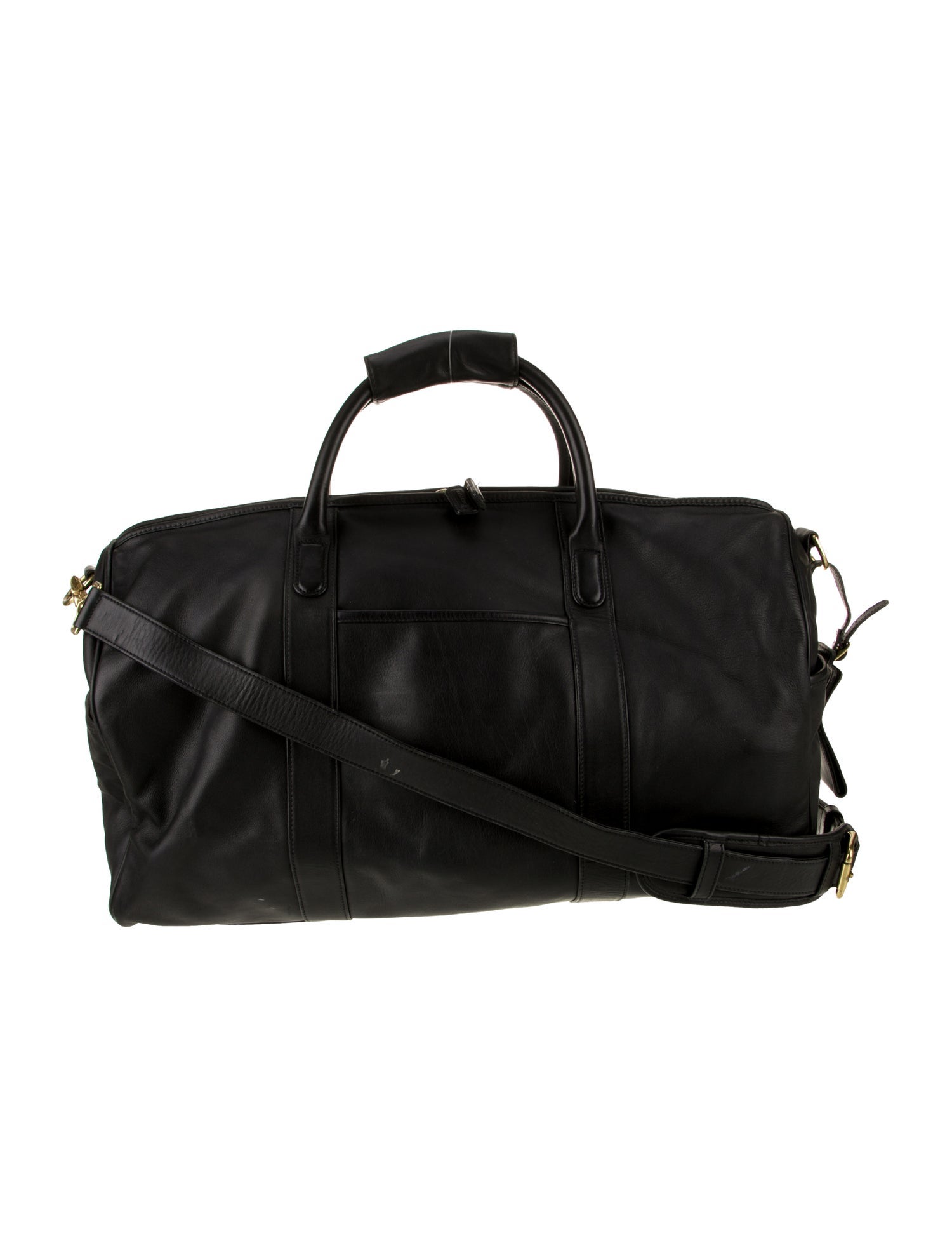 Coach Leather Weekender Bag