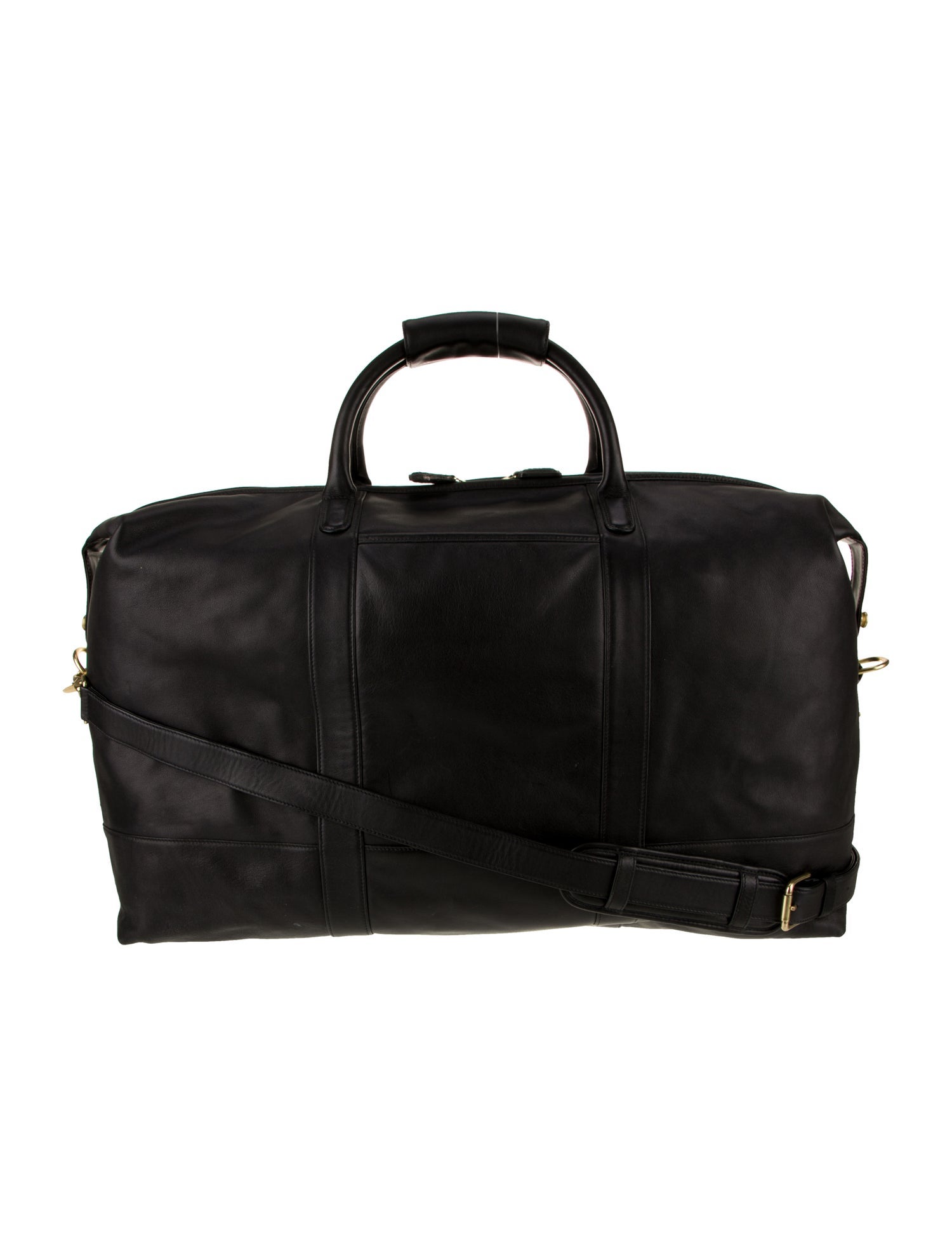 Coach Leather Weekender Bag