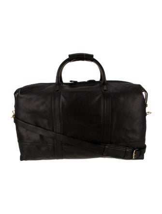 Coach Leather Weekender Bag