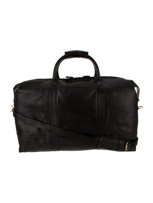 Coach Leather Weekender Bag
