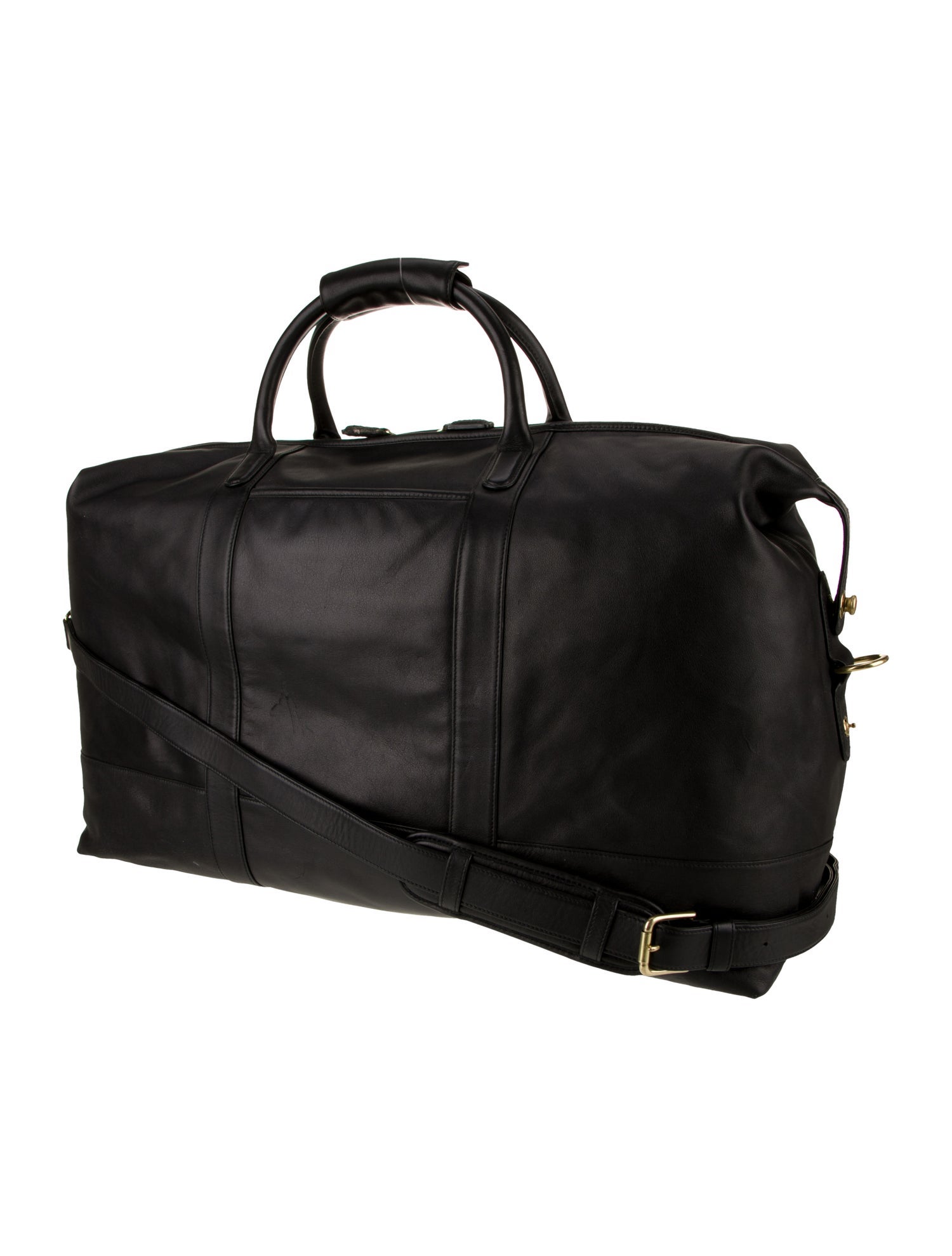 Coach Leather Weekender Bag