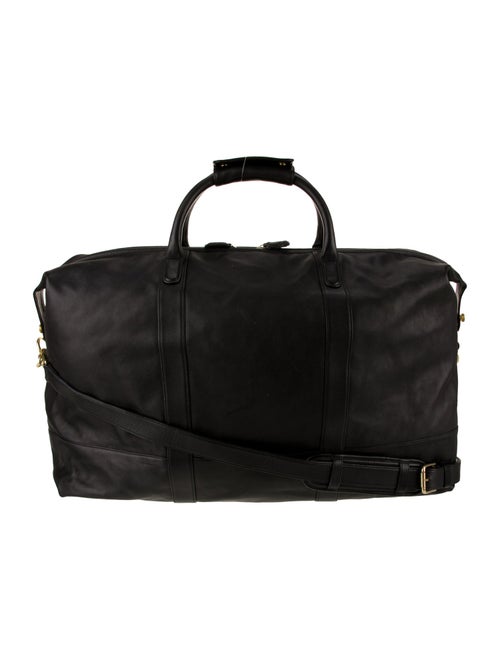Coach Leather Weekender Bag