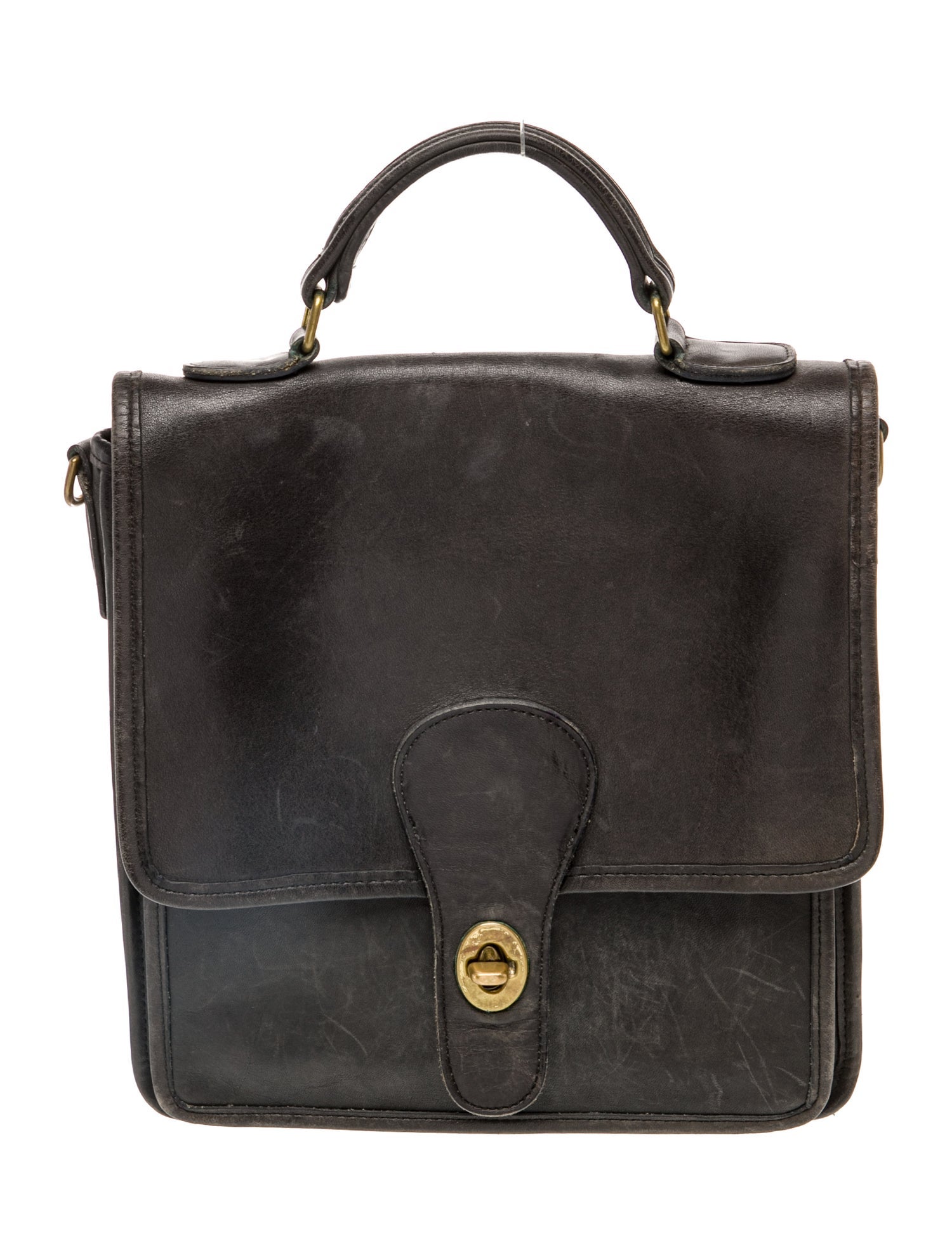 Coach Leather Top Handle Bag