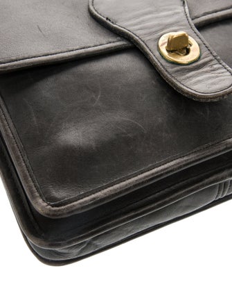 Coach Leather Top Handle Bag