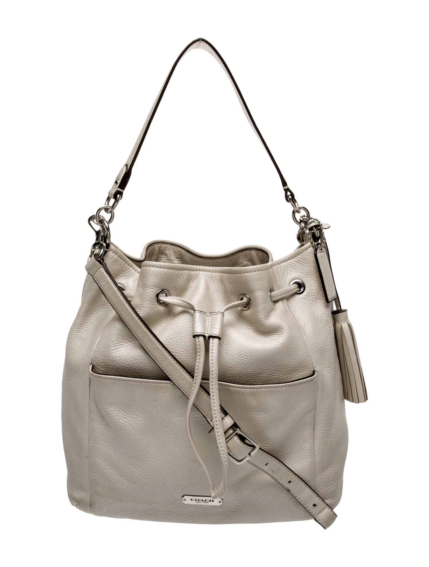 Coach Leather Bucket Bag