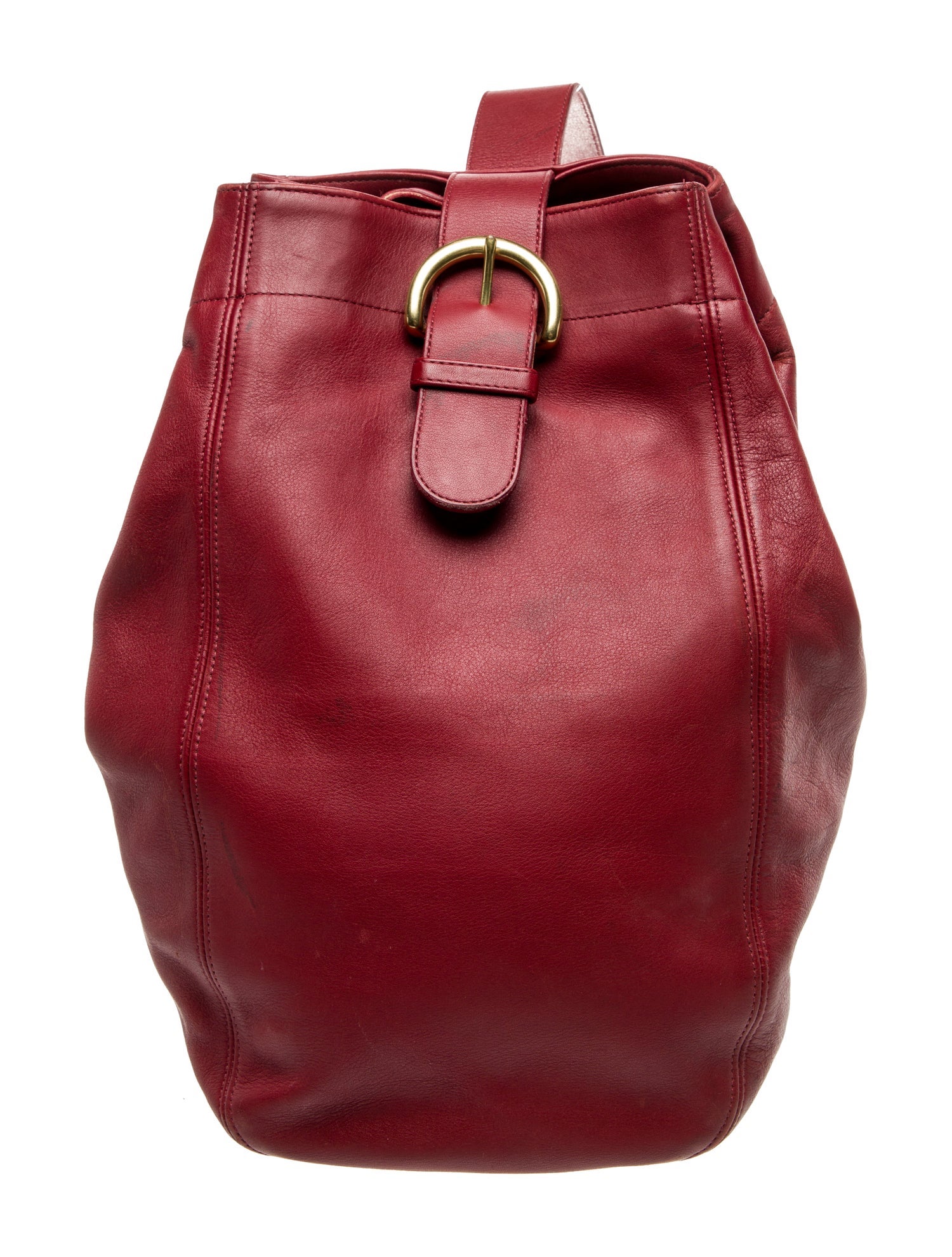 Coach Leather Bucket Bag