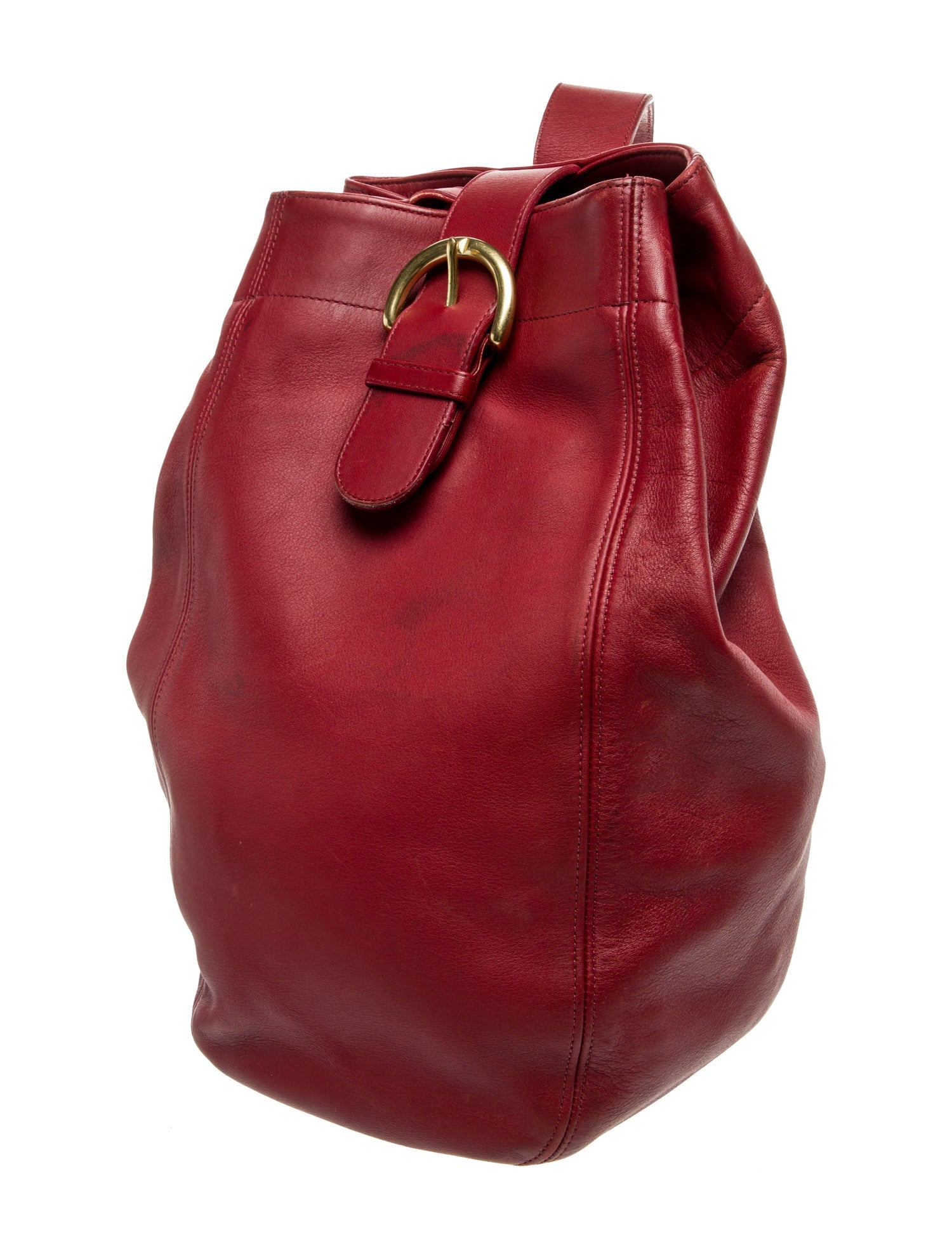 Coach Leather Bucket Bag