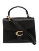 Coach Leather Top Handle Bag