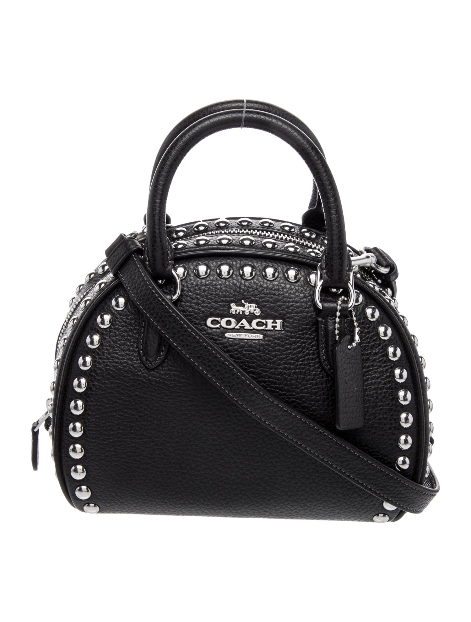 Coach Leather Top Handle Bag