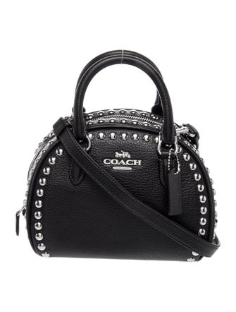 Coach Leather Top Handle Bag