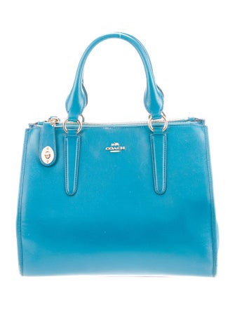 Coach Leather Top Handle Bag