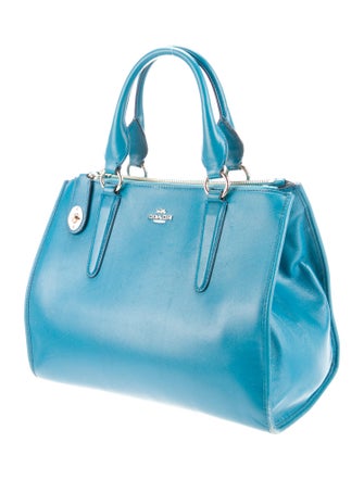 Coach Leather Top Handle Bag