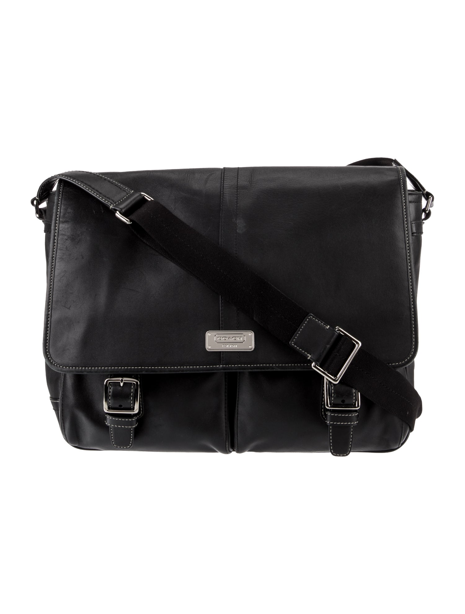 Coach Leather Messenger Bag