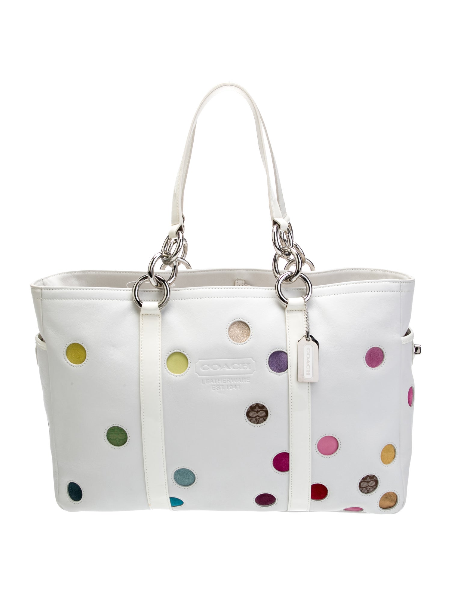 Coach Leather Top Handle Bag