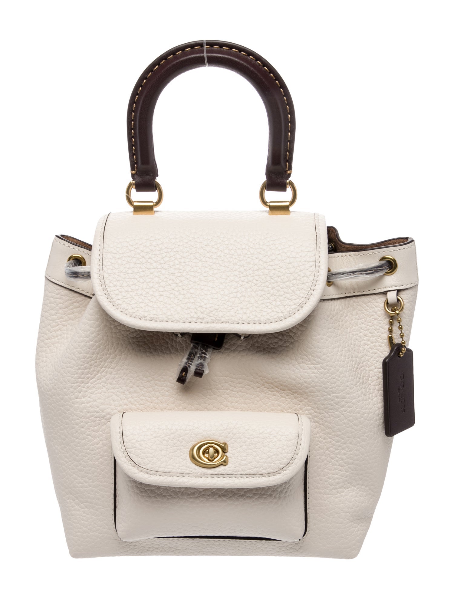 Coach Leather Backpack