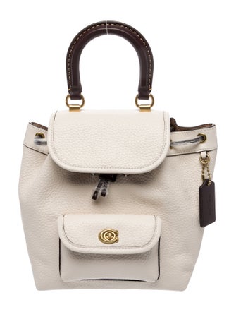 Coach Leather Backpack
