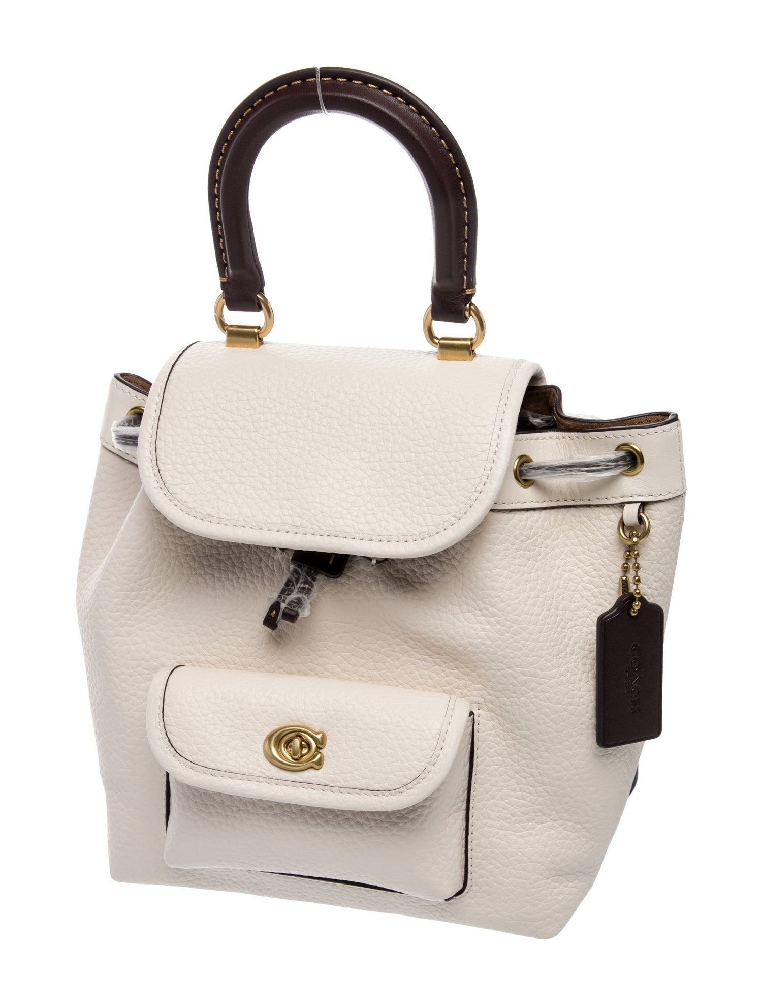 Coach Leather Backpack