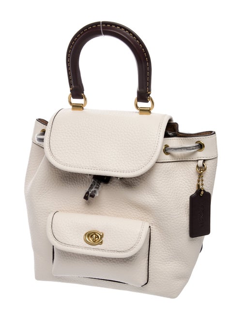 Coach Leather Backpack