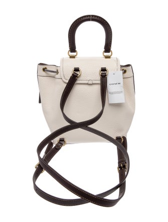 Coach Leather Backpack
