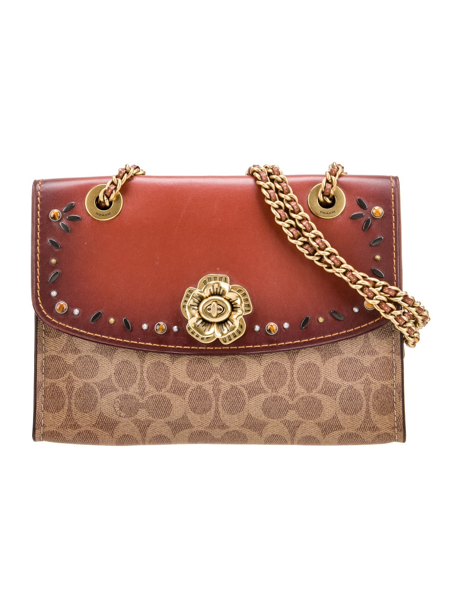 Coach Leather Shoulder Bag