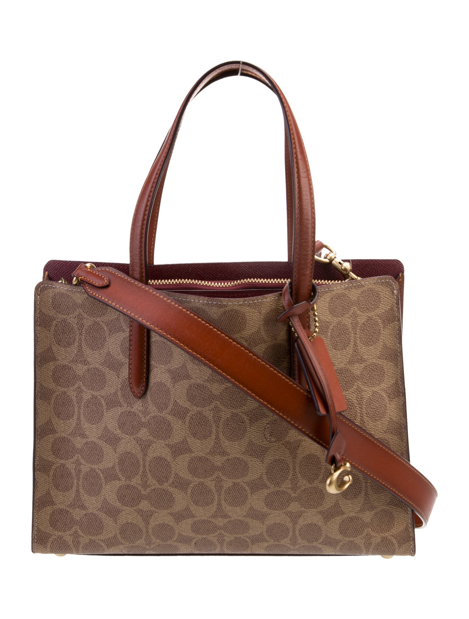 Coach Leather Top Handle Bag