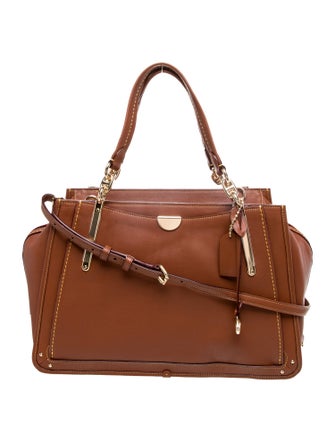 Coach Leather Top Handle Bag