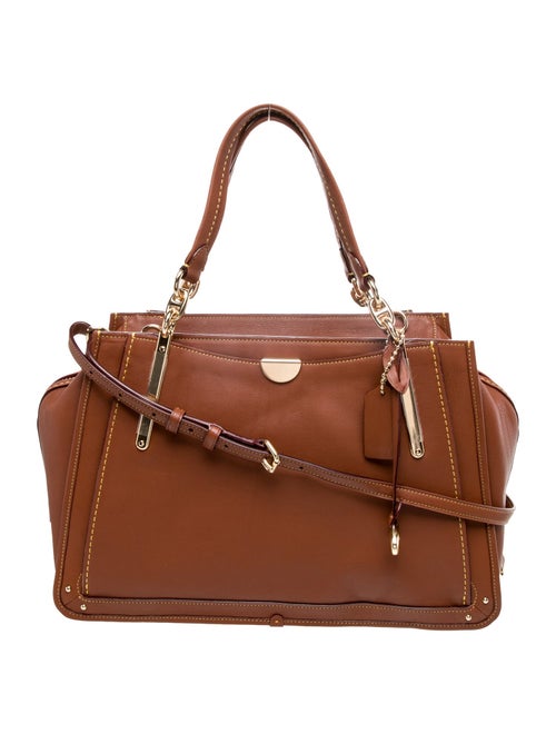 Coach Leather Top Handle Bag
