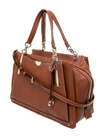 Coach Leather Top Handle Bag