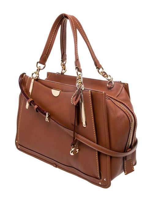 Coach Leather Top Handle Bag