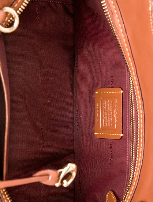 Coach Leather Top Handle Bag