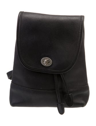 Coach Leather Backpack