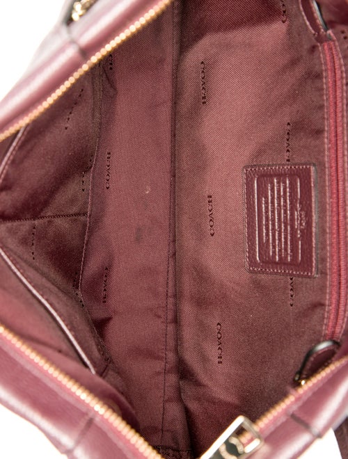 Coach Leather Top Handle Bag