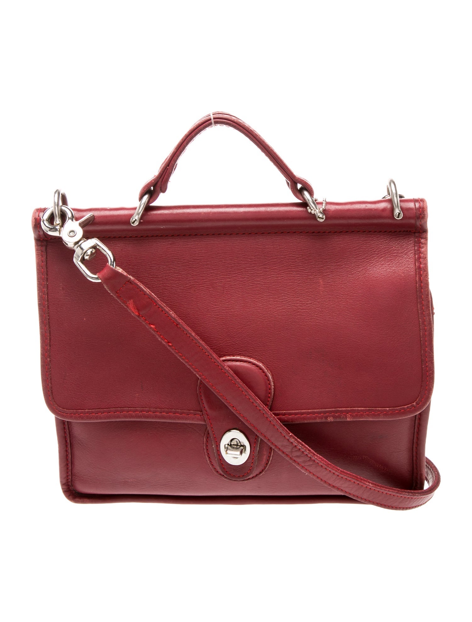Coach Leather Top Handle Bag