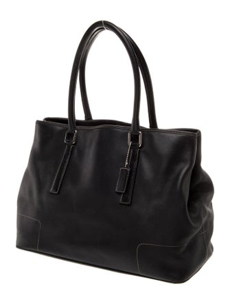 Coach Leather Top Handle Bag