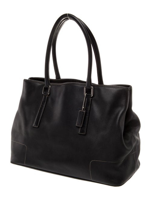 Coach Leather Top Handle Bag