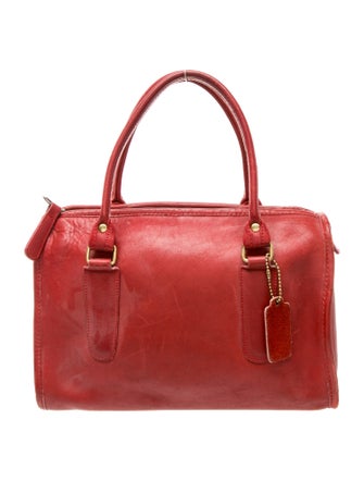 Coach Leather Top Handle Bag