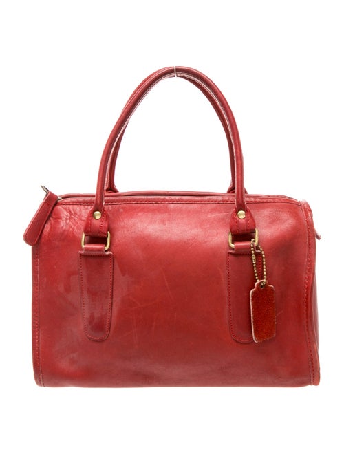 Coach Leather Top Handle Bag