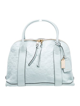 Coach Leather Top Handle Bag