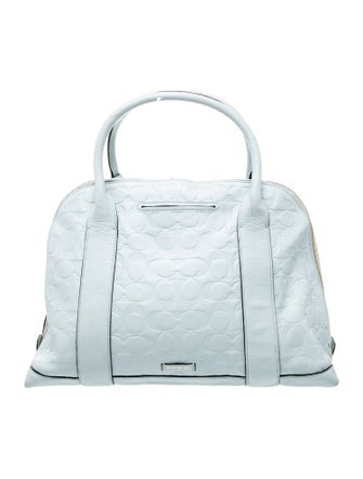 Coach Leather Top Handle Bag