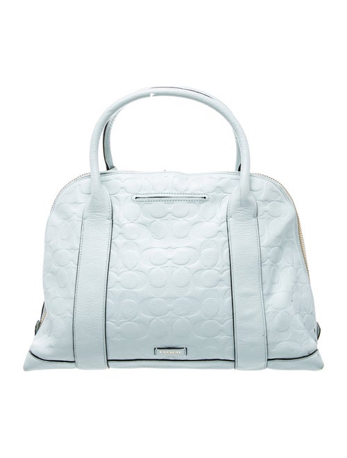 Coach Leather Top Handle Bag