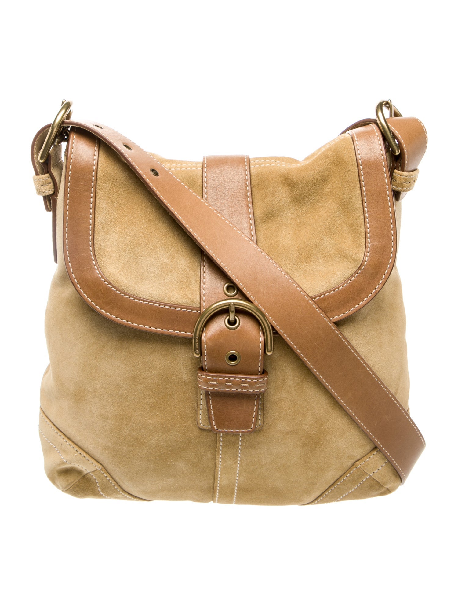 Coach Suede Messenger Bag